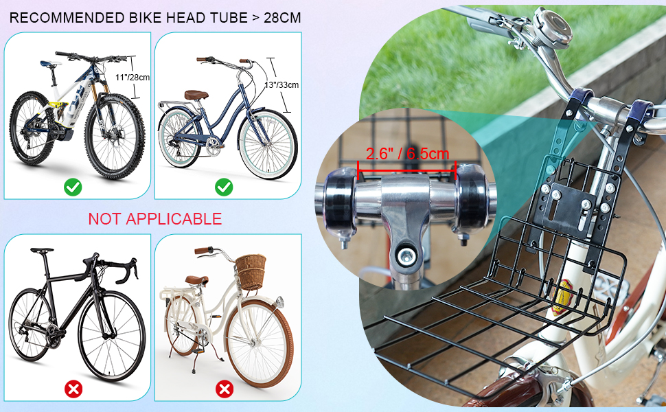 Фаркоп для собак Haiou: стабільний велосипедний кошик до 7 кг, не підходить для електровелосипедів | Безпечний та комфортний, з патентованим кріпленням, вологостійкий