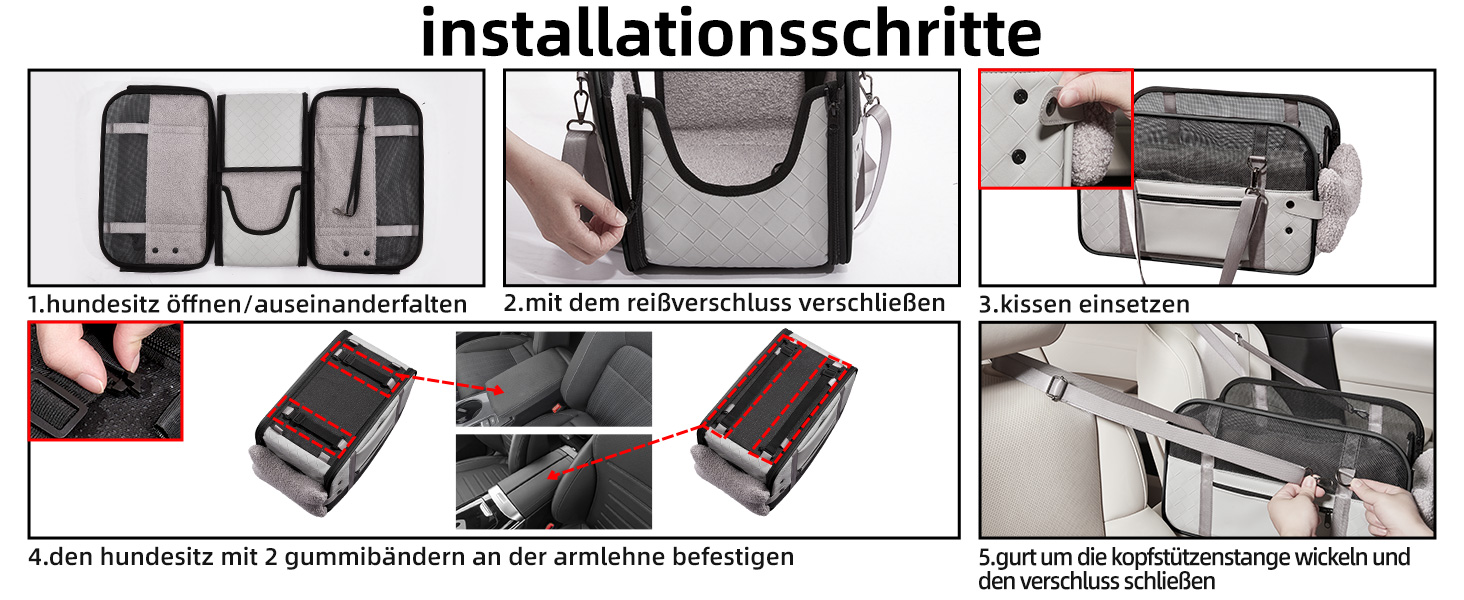 Транспортна сумка для собак та котів: для ветеринара, авто, літака. З подушкою та сталевим каркасом, до 6 кг (сіра)
