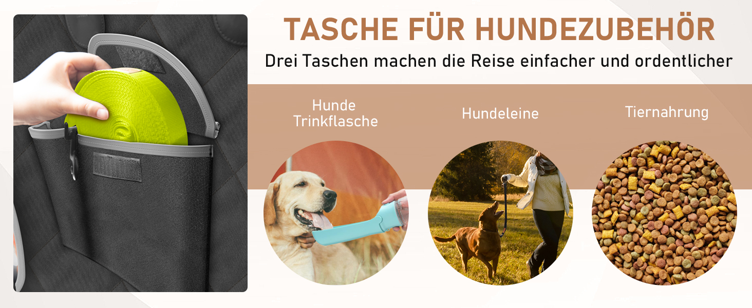 Накладка на сидіння автомобіля Looxmeer для собак, водовідштовхувальна та стійка до подряпин, універсальна, з захистом боків та оглядовим вікном, 137 x 147 см, сіра