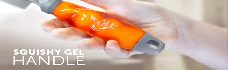 Двостороння щітка Wahl для собак і котів, 2 в 1, професійний догляд, видаляє ковтуни, помаранчевий колір