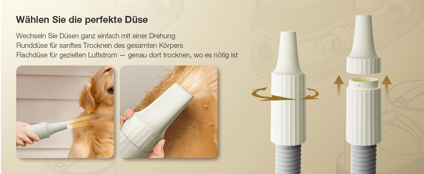 Набір для грумінгу тварин 7-в-1: шерсть, пилосос, фен. Потужність 11000Pa, об'єм контейнера 2.5л, 3 режими сили всмоктування та температури. Підходить для собак та котів. Колір: жовтий.