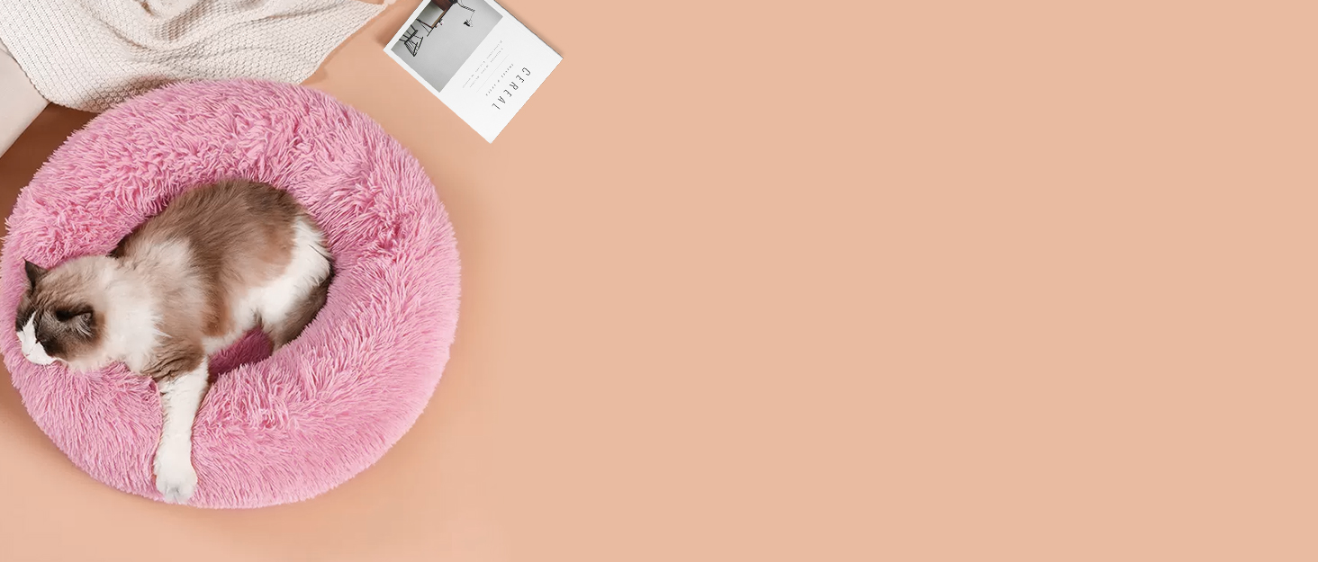 М'яке ліжко для собак та котів, корзина для собак, миється, подушка для собак 70 см, кругла ліжко для собак з плюшу, ліжко для собак та котів, для маленьких, середніх та великих собак, темно-сірий, 70 x 70 x 20 см