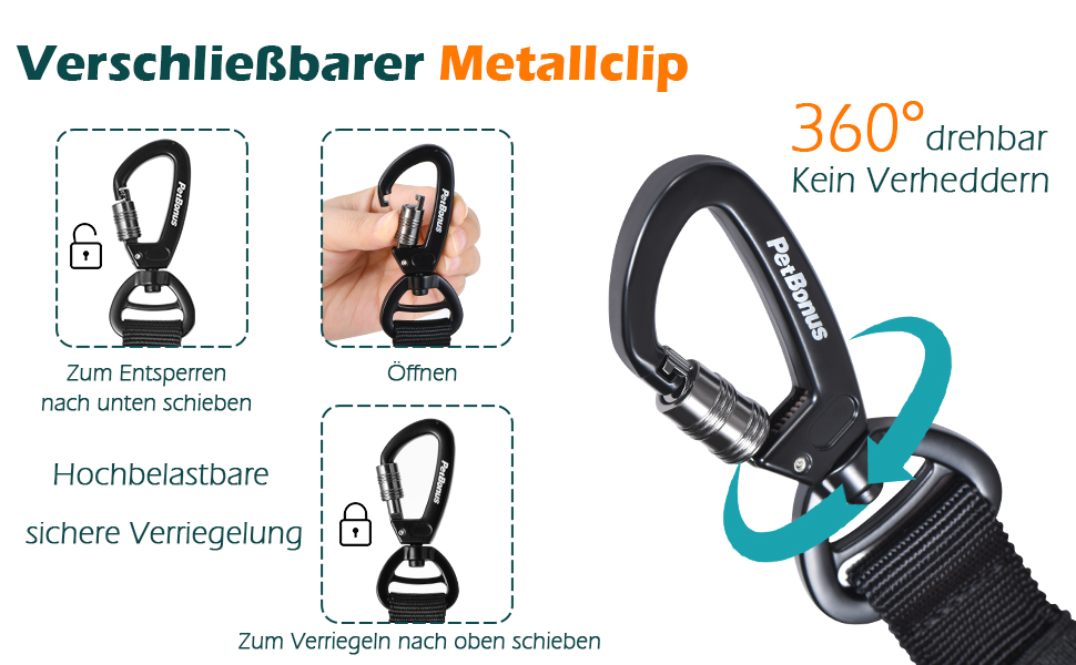 Ремінь безпеки для собак PetBonus в авто: міцний поводок-переноска для маленьких, середніх та великих собак (чорний)