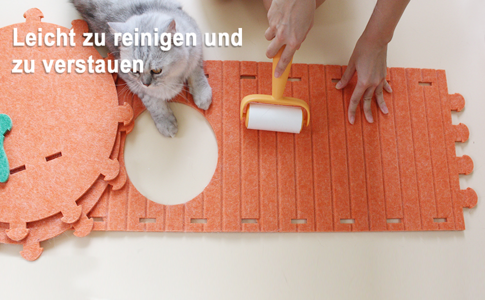 Двоярусна кігтеточка-будиночок для котів з платформою та іграшкою, 60x40x40 см