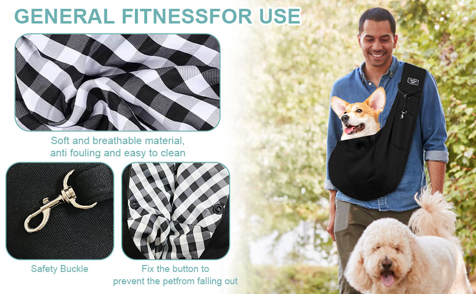 Сумка-переноска для собак, регульована, до 10 кг – зручна, для активного відпочинку з собаками та котами, для виїздів та прогулянок (чорна)