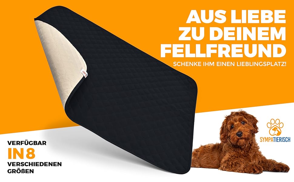Водонепроникний килимок для собак SympaTierisch - захист дивану та ліжка - великий розмір (205 x 160 см)