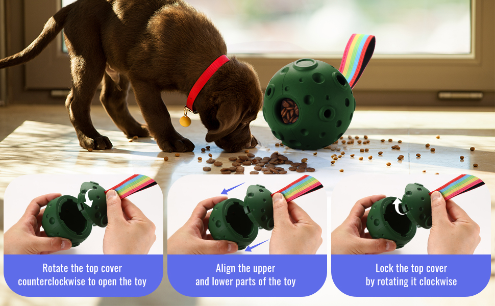 Іграшка для собак Larimuer Schleckball: інтерактивна годівниця-іграшка з силікону (зелена)