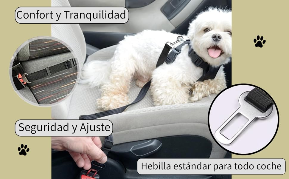 Регульоване об’їжджне дзеркало для собак маленьких порід з автомобільним страхувальним тросом, посилене, безпечне та зручне, розмір S