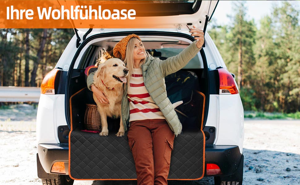 Захист для багажника авто для собак: килимок, водовідштовхувальний, стійкий до подряпин, універсальний, з кишенею