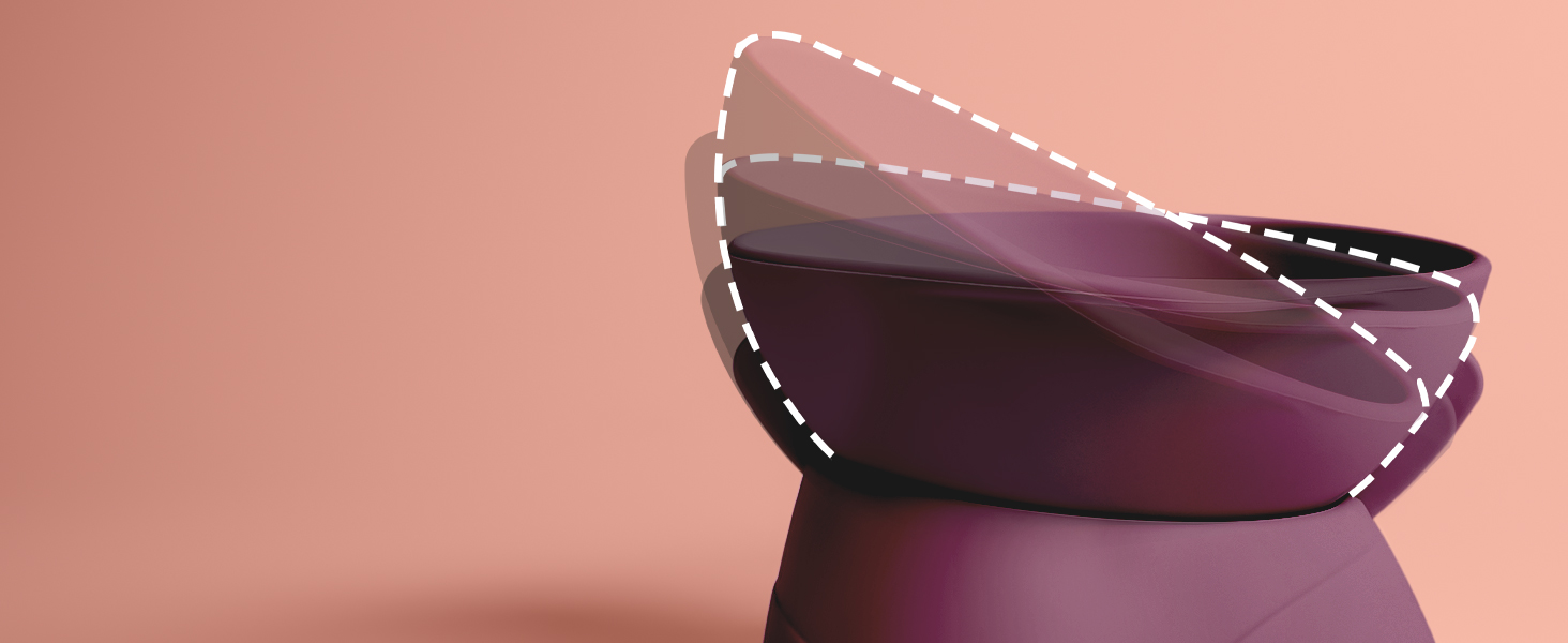 Підвищений годівниця для котів ne&no® Silikon з регульованим нахилом, сірий колір каменю | годівниця для котів | миска для котів