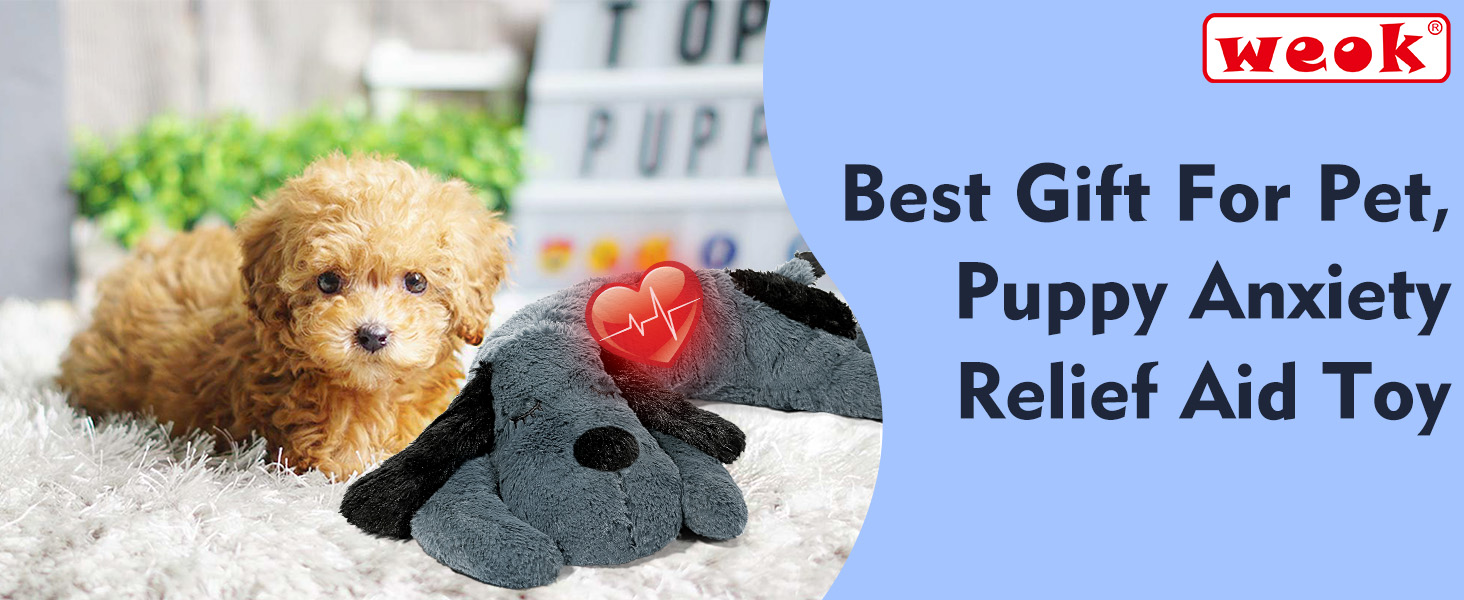 Іграшка-сердечко для собак WEOK: зручне крісло-м'ячик для зняття тривоги, допомога у засинанні, для середніх собак, сірий колір