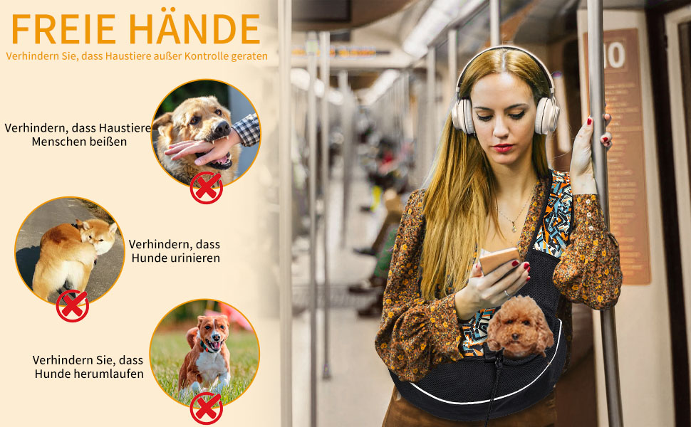 Сумка-переноска для собак 6 кг, портативна, регульована, сітчаста, для прогулянок та подорожей, оранжева