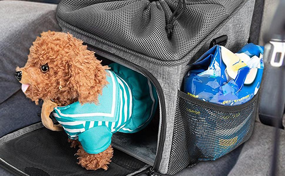 Корзина для тварин на велосипед: зручна та легка переноска для собак та котів | Велосипедна корзина для тварин з дихаючим матеріалом та знімним кріпленням