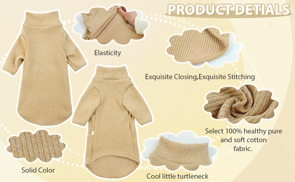 Теплий жилет для безшерстих котів з високим коміром, дихаючий, стильний одяг для котів, жилет-пуловер для кошенят з візерунками, піжама-костюм для Sphynx, Cornish Rex, Devon Rex, Peterbald (S, Хакі)