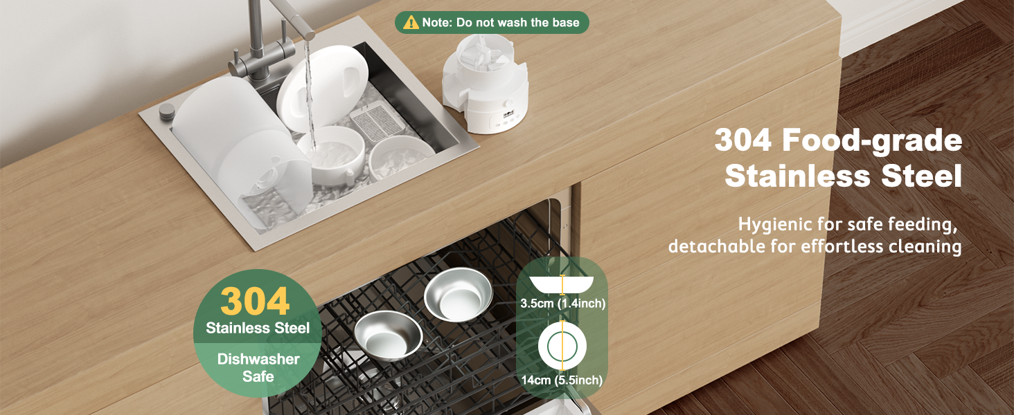 Автоматичний годівниця для котів та собак Gimars 5L з LCD-дисплеєм, 2 миски, програмування, 1-6 прийомів їжі, голосовий запис, білий колір