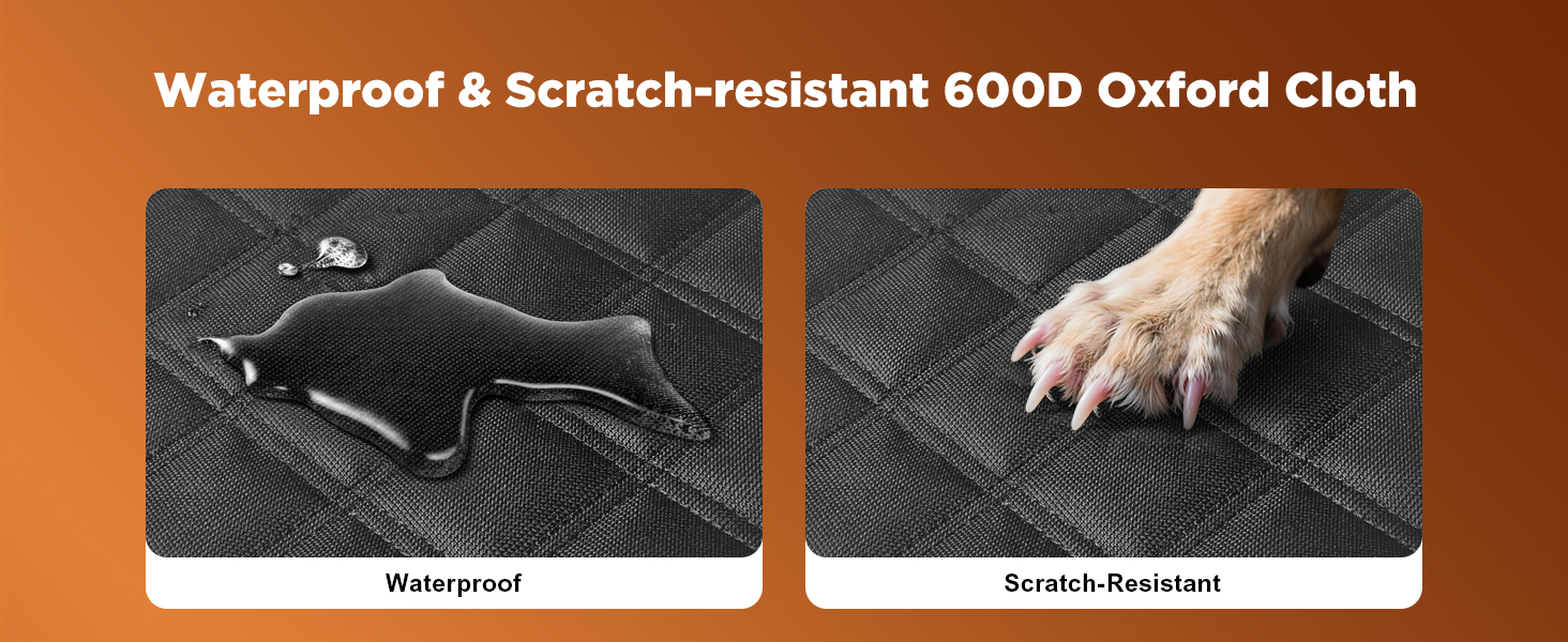 Крісло для собак Gimars - міцне, водонепроникне, для великих та середніх собак, з ременями безпеки та сітчастими вікнами