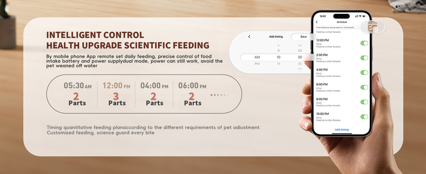 Автоматичний годівник для котів Romiromi з Wi-Fi, 4.5L, сталевий миска