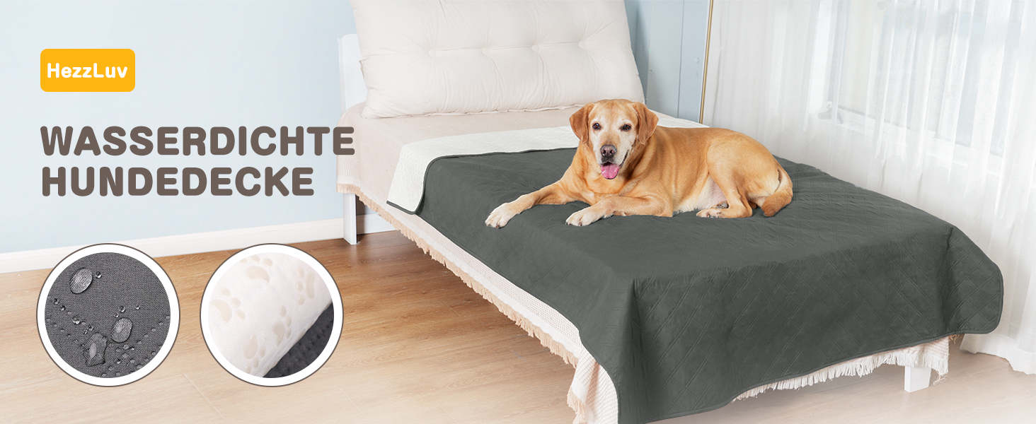 Водонепроникний килимок для собак, диванів та ліжок, захист меблів від шерсті та подряпин, для собак та котів (152x203 см)