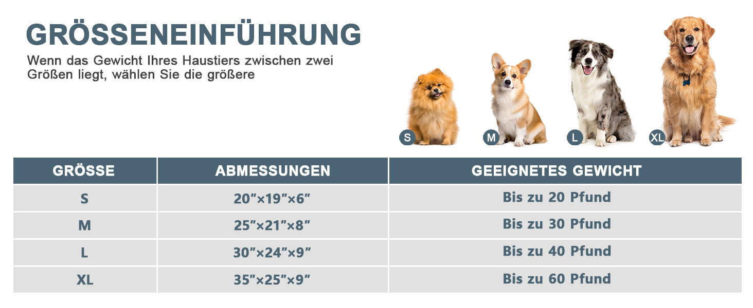 Велике собаче ліжко з неслизьким дном, кошик для собак/диван для домашніх тварин з тканини корд, піднятий борт, для лабрадора, німецької вівчарки, 89x64x23 см, сірий колір