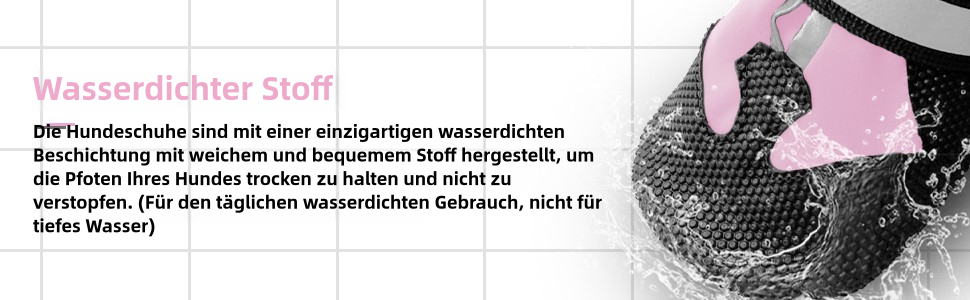 Водонепроникні собачі чоботи з антиковзкою підошвою, 4 шт. – захист лап для собак маленьких, середніх та великих порід (Рожеві, XL)