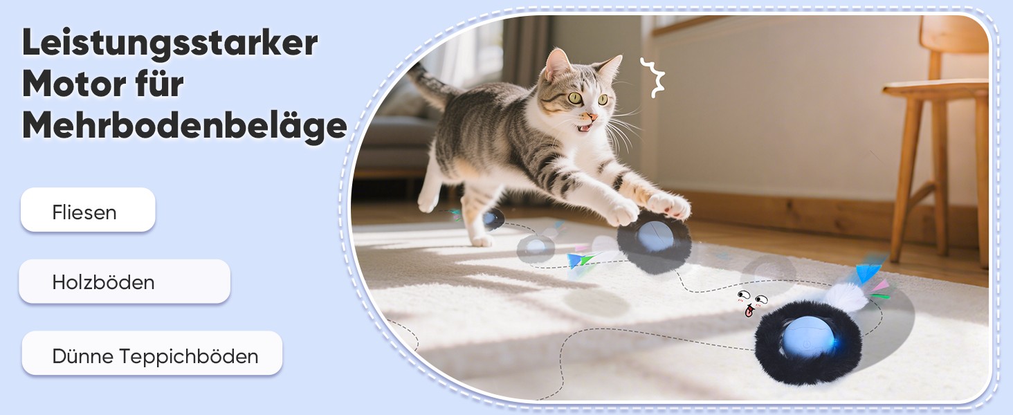 Іграшка для котів GoldenSun: м'ячик-дзиґа з інтерактивною активністю, килимок з мишками, приховане місце з 5 отворів, блакитний колір