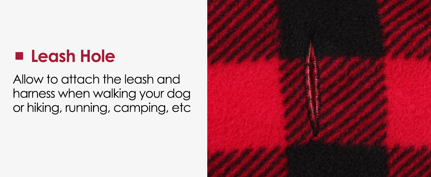 Теплий зимовий одяг для собак великих порід AOFITEE: куртка з отвором для шлейки, кишені, захист живота, червоний, розмір XL