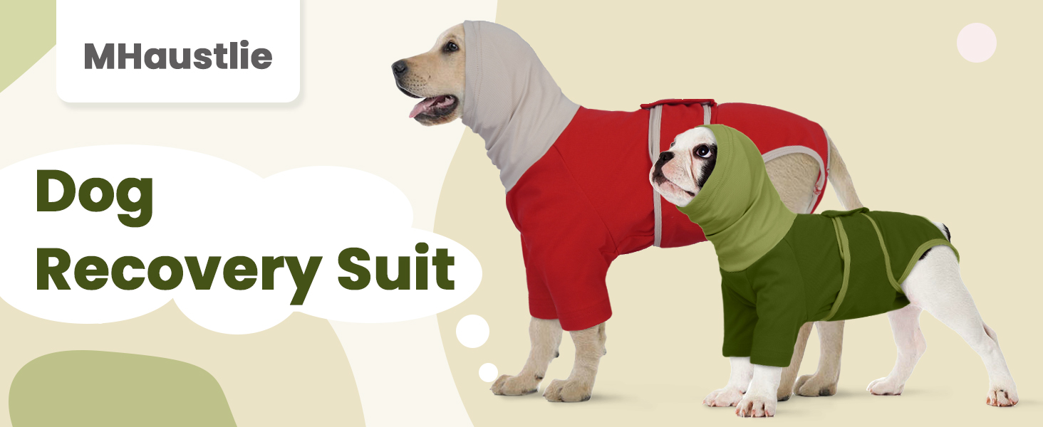 Теплий дощовик для собак MHaustlie з капюшоном та захистом вух, 2 в 1, худі, зелений, розмір S