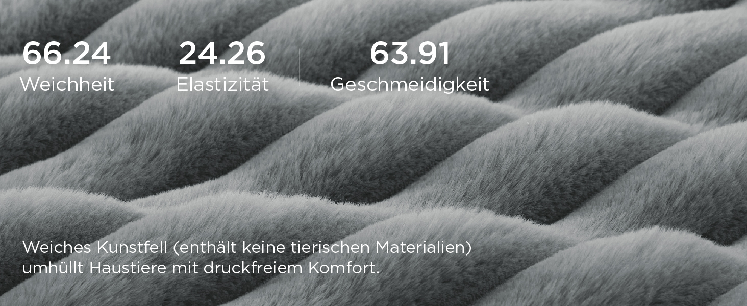 Крісло-лежанка для собак великих порід BEDSURE - ортопедичне, з м'яким флісовим покриттям, 109x76x20 см, коричневе