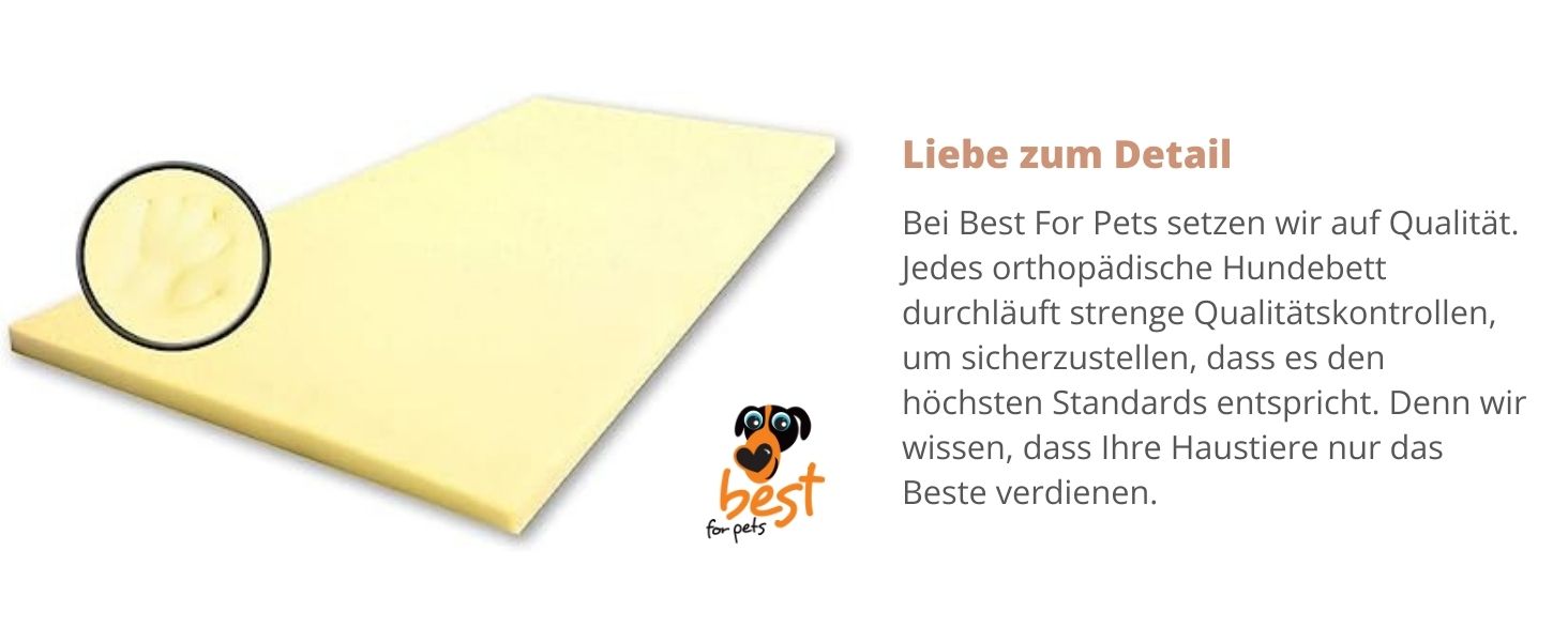 Ортопедичний лежак для собак | Лежак для собак з ефектом пам'яті | Лежак для собак з ефектом пам'яті, знімний, миючий | 45x55x4 см