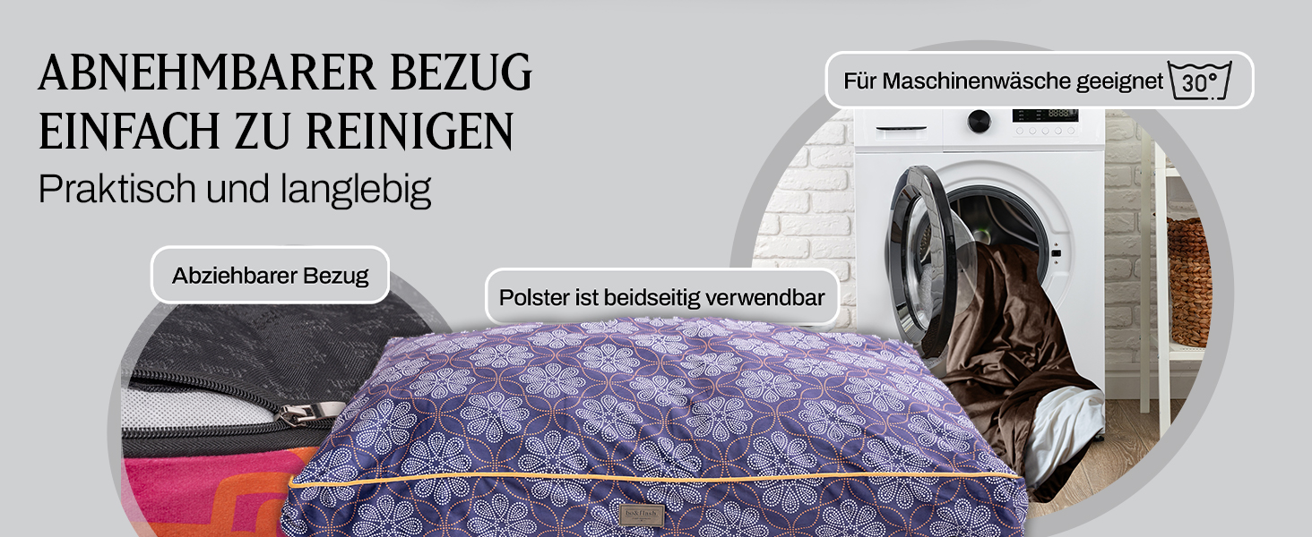 Килимок для собак Madison Matthias M – зручний та стійкий лежак для собак преміум-якості з знімним чохлом