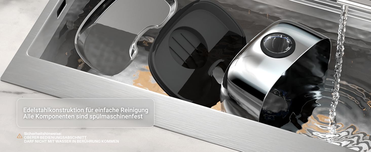 Фонтанчик для собак 5л з нержавіючої сталі з LED-сенсором та 4-шаровою фільтрацією, також підходить для котів. Бездротовий, 4000mAh