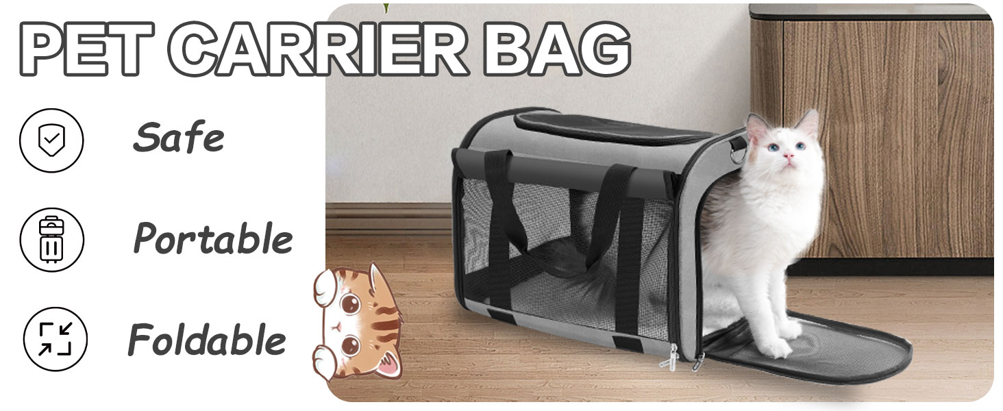 Рюкзак-переноска для кота TWDEPART (Сірий)