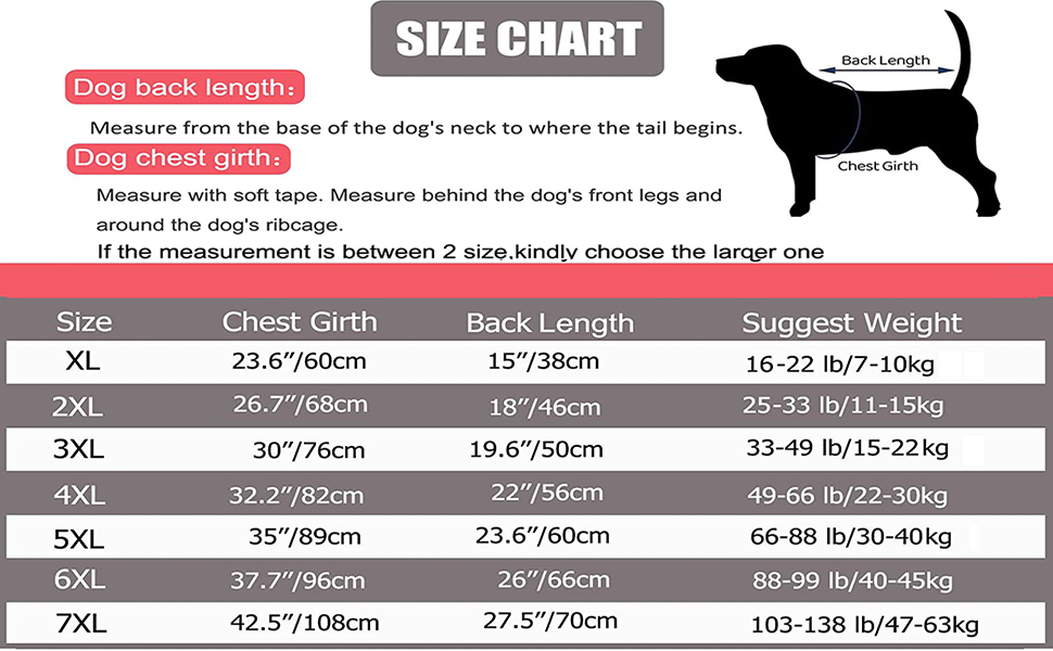 Комбінезон для собак великих порід BT Bear, захист суглобів, піжама для собак, теплий комбінезон для собак середніх та великих порід (5XL, червоний, на Новий Рік)