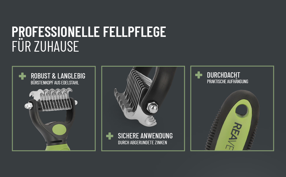 Щітка для собак та котів ReaVET для видалення підшерстка та розплутування. Підходить для довгошерстих порід, великих та середніх собак та котів. Масажний ефект, захист верхнього шару шерсті. Розмір M-L