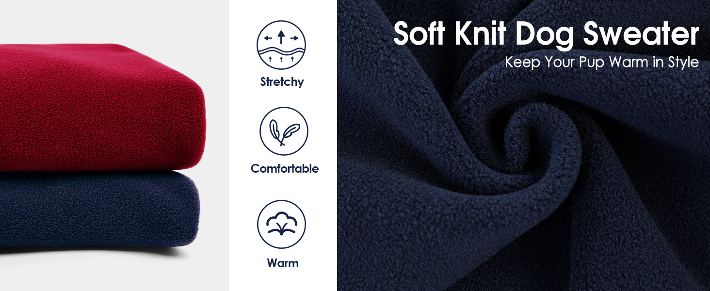 Теплий зимовий пуловер для собак AOFITEE, для такс та малих порід, флісова жилетка, блакитний колір, розмір XS