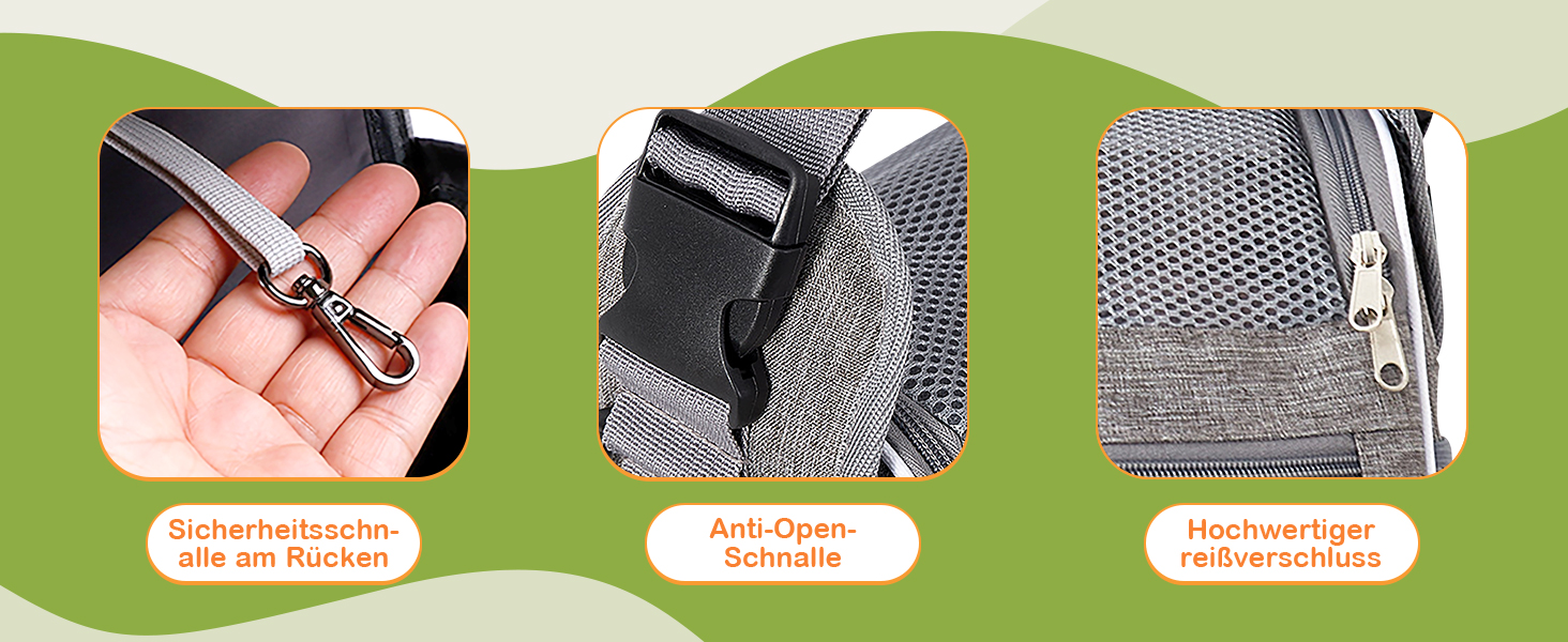 Траверс для собак ALLSOPETS: регульована переноска для маленьких собак та котів з жорстким дном та вентиляцією, сіра