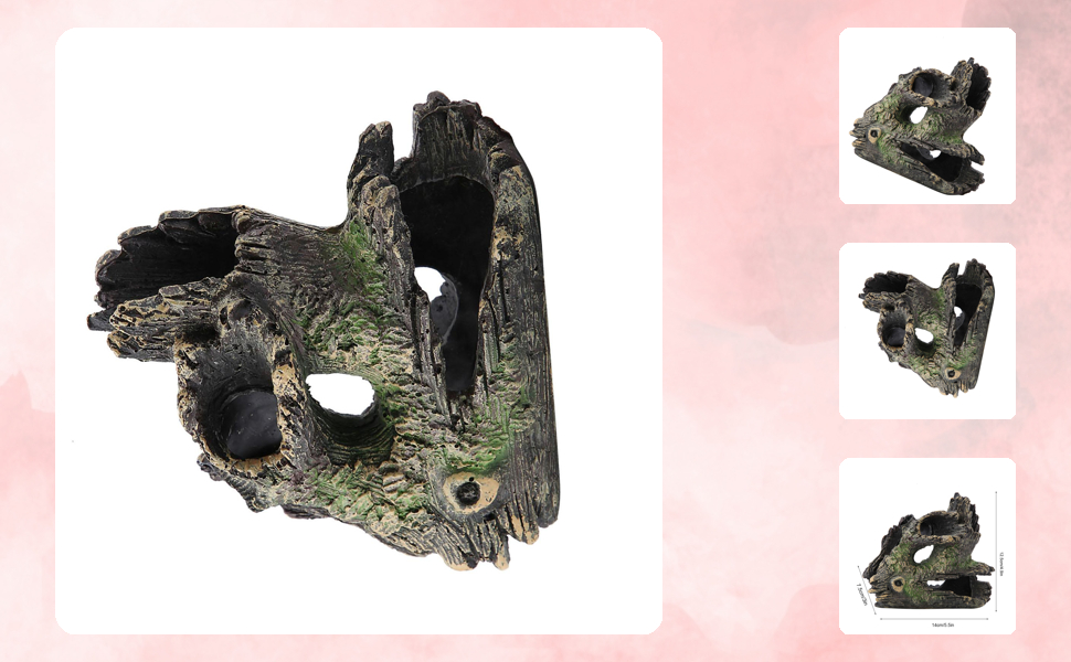 Штучний корінь для акваріума Zerodis: укриття для креветок, декор, штучне дерево, акваріумний декор