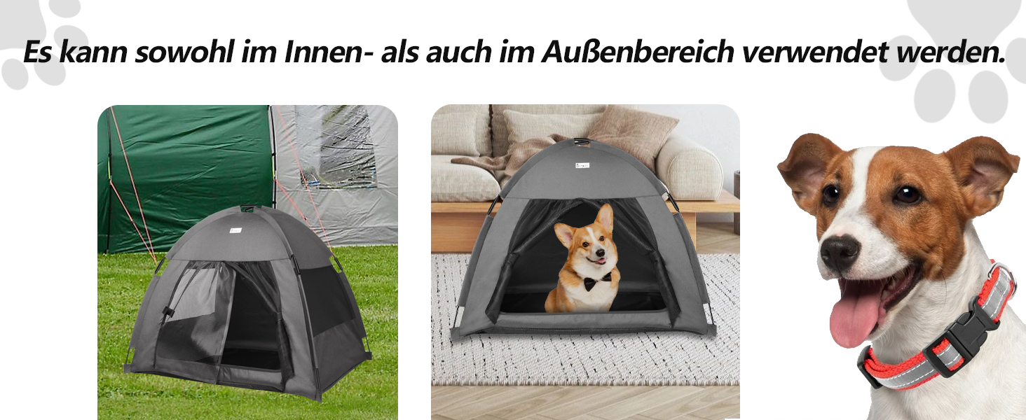 Зручне ліжко-будиночок для собак та котів Babyezz, сіре, L