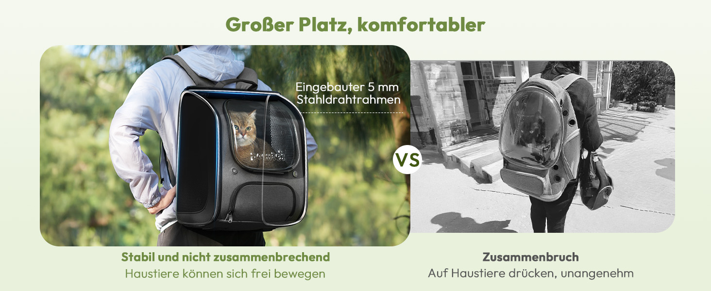 Рюкзак для кота Pecute з сіткою, дихаючий рюкзак-переноска для собак і котів, сірий (42*32*26 см)