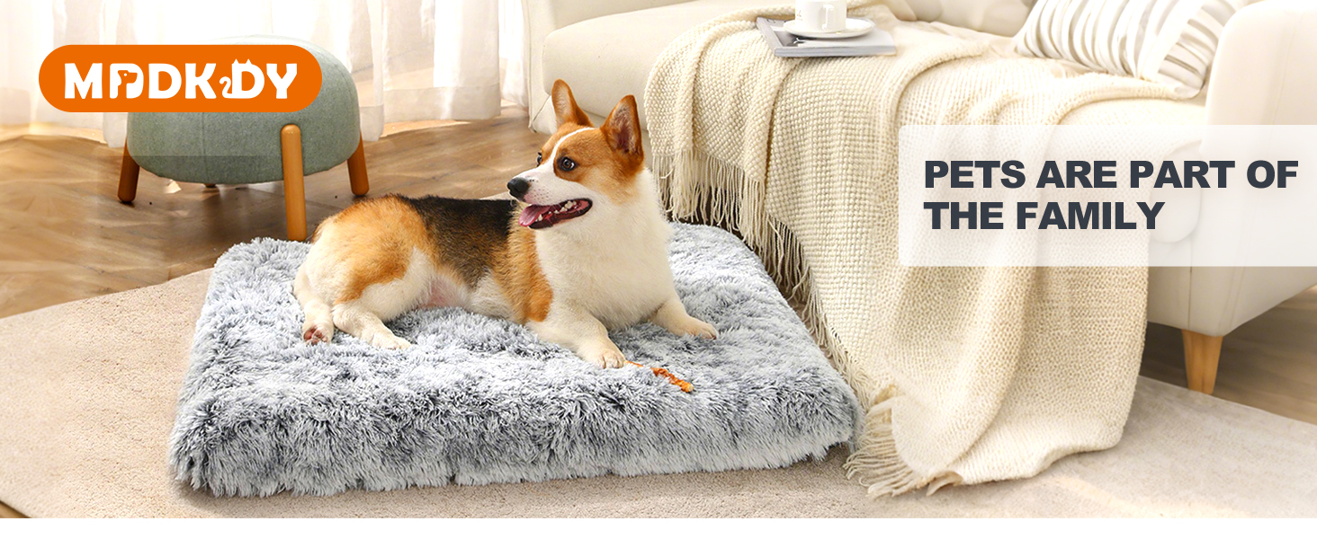 М'яке ліжко для собак, пухнасте килимок, ліжко-матрац для собак, омбре сірий, 75x50x8 см