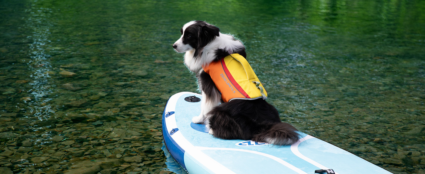 Жилет для собак - рятувальний жилет для великих собак, безпечний, регульований, для плавання та відпочинку на воді (жовто-помаранчевий, XL)