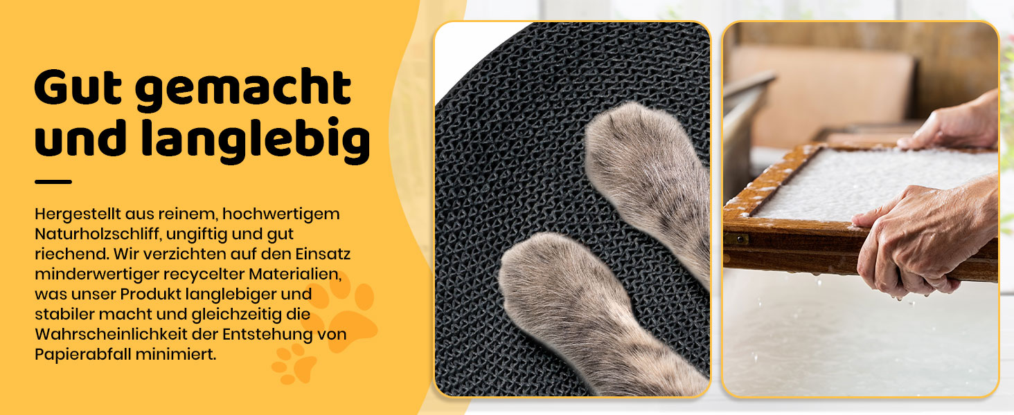 Кігтеточка Happy&Polly кругла з якісного картону, 2 в 1, двостороння, килимок для котів, іграшка, натуральний матеріал для сну/ігор/точіння кігтів, чорний колір, 40x40x10 см