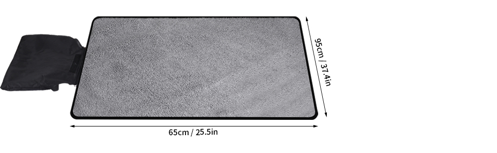 Складана килимок для собак 95x65 см, водовідштовхувальний, для подорожей та дому