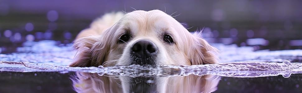 Ортопедичне ліжко для собак KAHU® з віскоеластичною піною (50x76 см) • М'яке, легко миється • Водовідштовхувальне, блакитне ліжко для собак