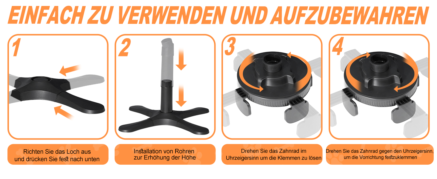 Підставка для годівлі собак, регульована по висоті, миска для води та корму, підвищена, регульована висота 5.5', 9.45', 13.2', стабільна та неслизька, для малих, середніх та великих собак, чорна