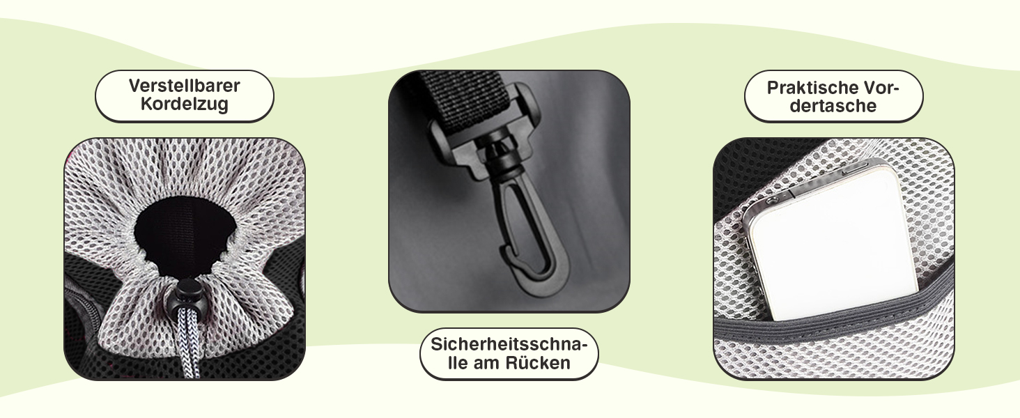Рюкзак для собак та котів ALLSOPETS, XL, чорний – переноска для тварин для подорожей, вело- та мототуризму