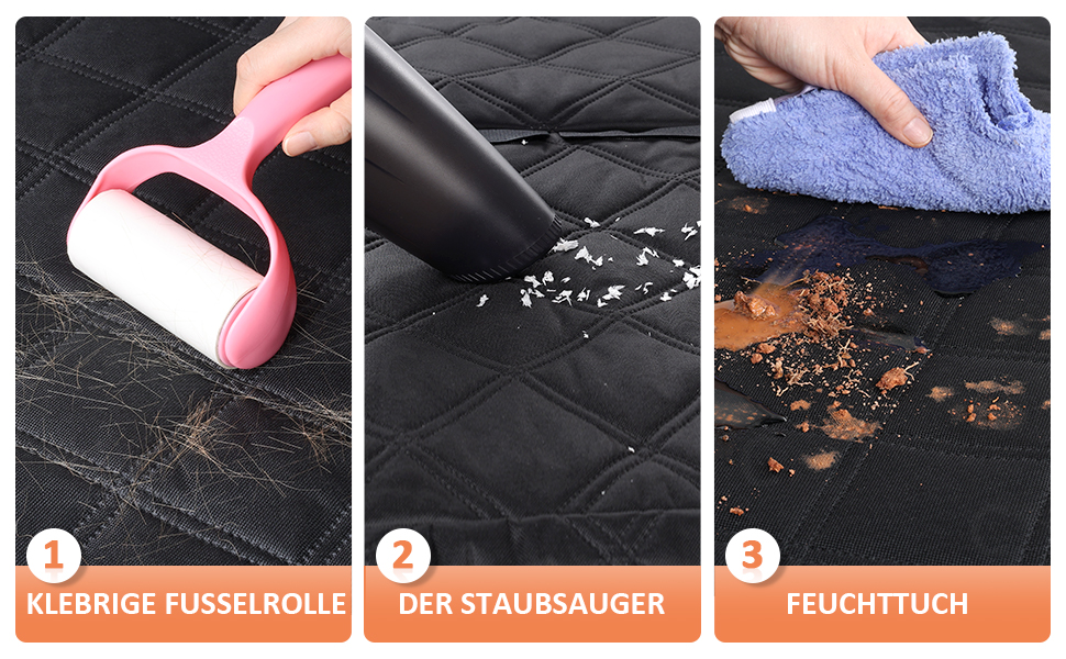 Захист для заднього сидіння автомобіля для собак KYG, водовідштовхувальний, знімний, сумісний з Isofix, 128x58x45 см