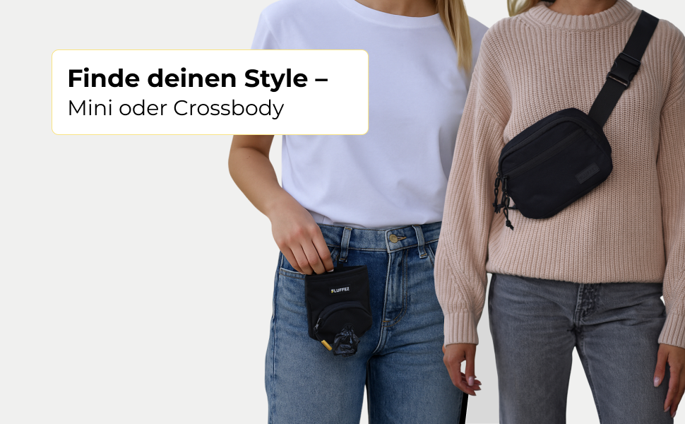 Сумка для ласощів для собак з дозатором кульок – Магнітна застібка, карабін та липучка – Компактна сумочка для цукерок для собак – Ідеально для дресирування та прогулянок