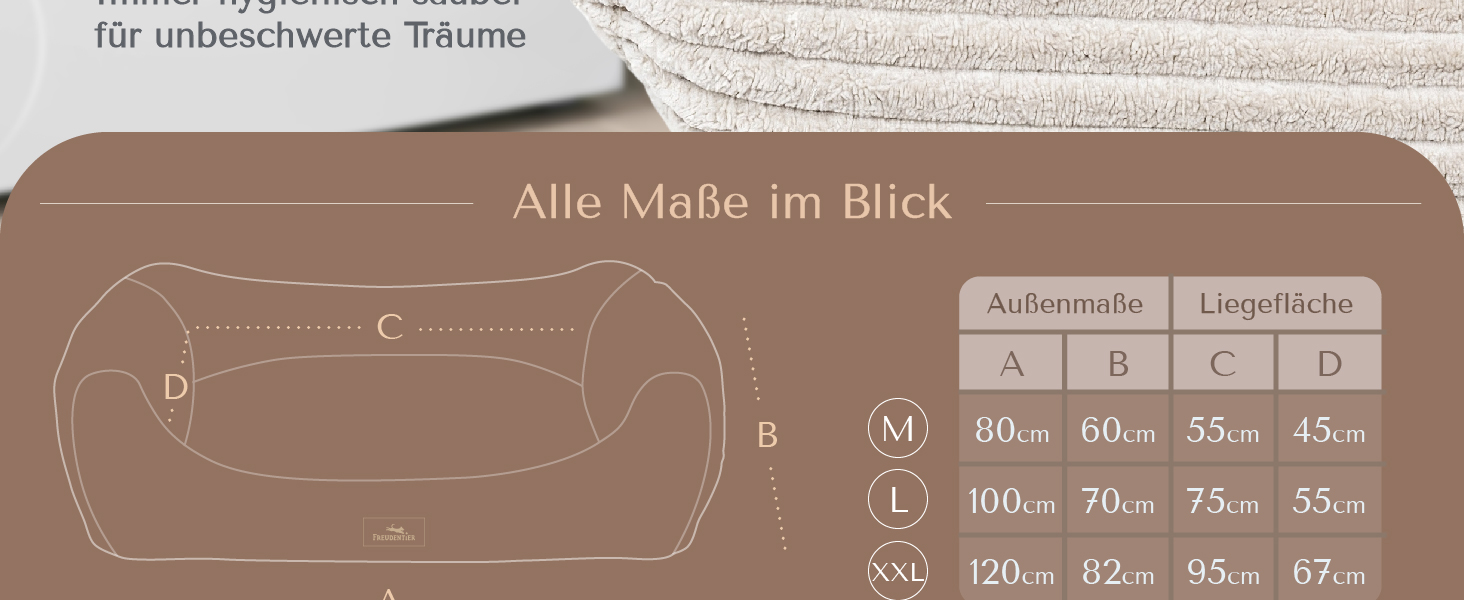 Ортопедичне собаче ліжко Freudentier з корду - миється - знімний лежачий килимок - сертифікат Oeko® TEX - ручної роботи в Європі - для собак маленьких, середніх та великих порід (темно-сірий, L) - 100x70 см