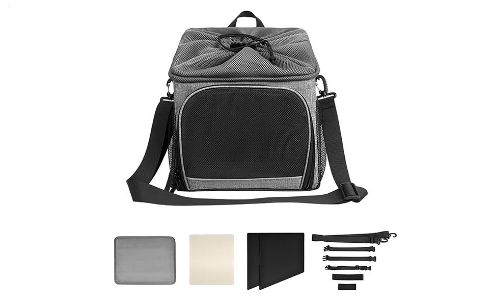 Кошик для собак на велосипед | Легкий, знімний тримач для собак з дихаючого матеріалу для покупок, гір та саду